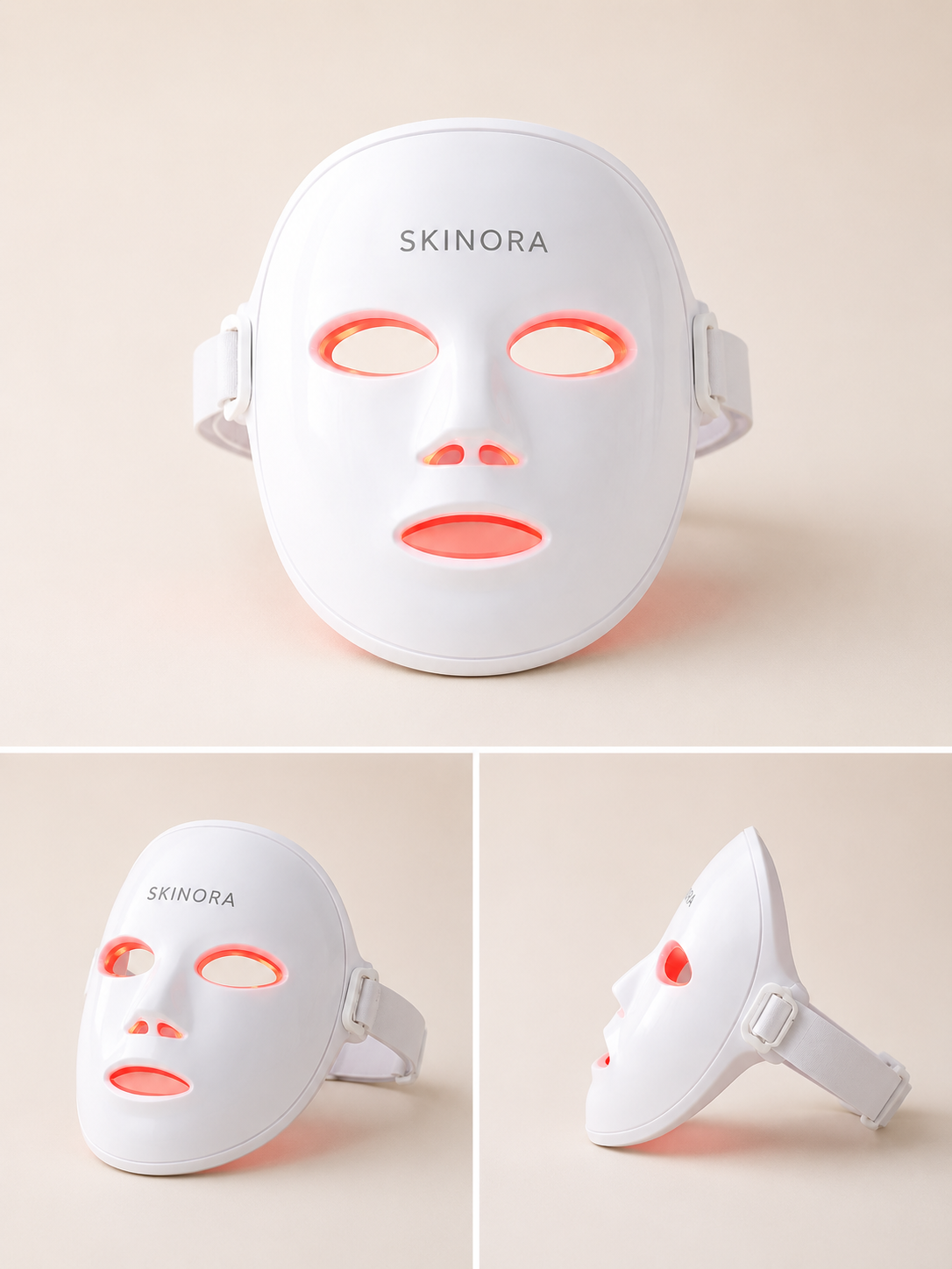 Skinora™ LED Therapy Mask Advanced Red & Infrared Light System