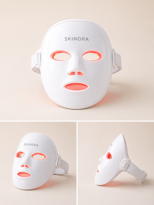 Skinora™ LED Therapy Mask Advanced Red & Infrared Light System